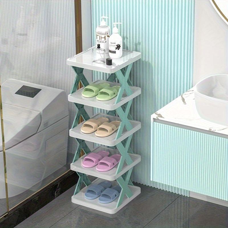 Orange 9-layer Shoe Rack